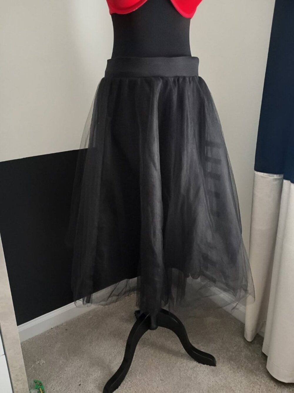 Windsor Black Tulle Skirt (Sm-Med)